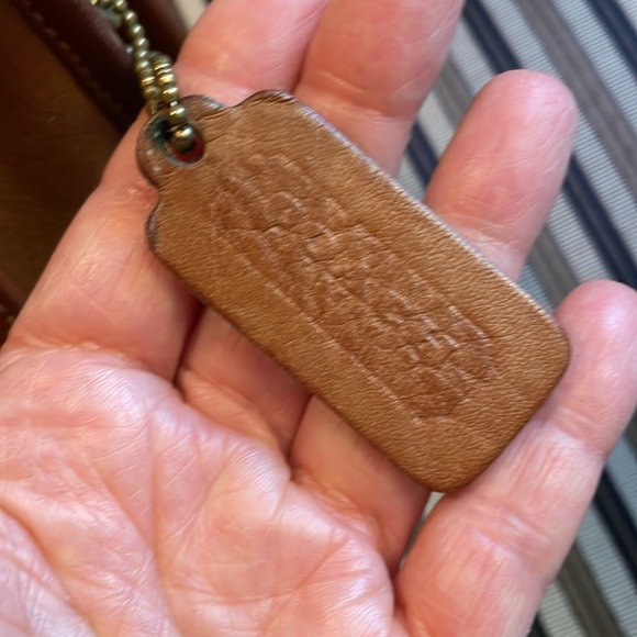 Vintage coach basic bag  / zippered clutch 9455 glue in tag original HT & strap - Picture 4 of 15